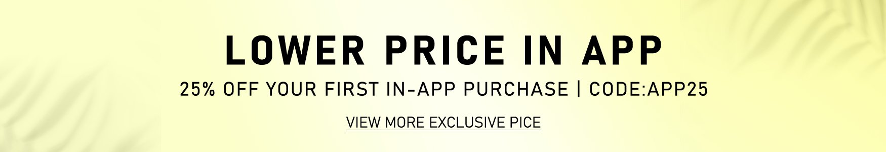 25% off for first order in app