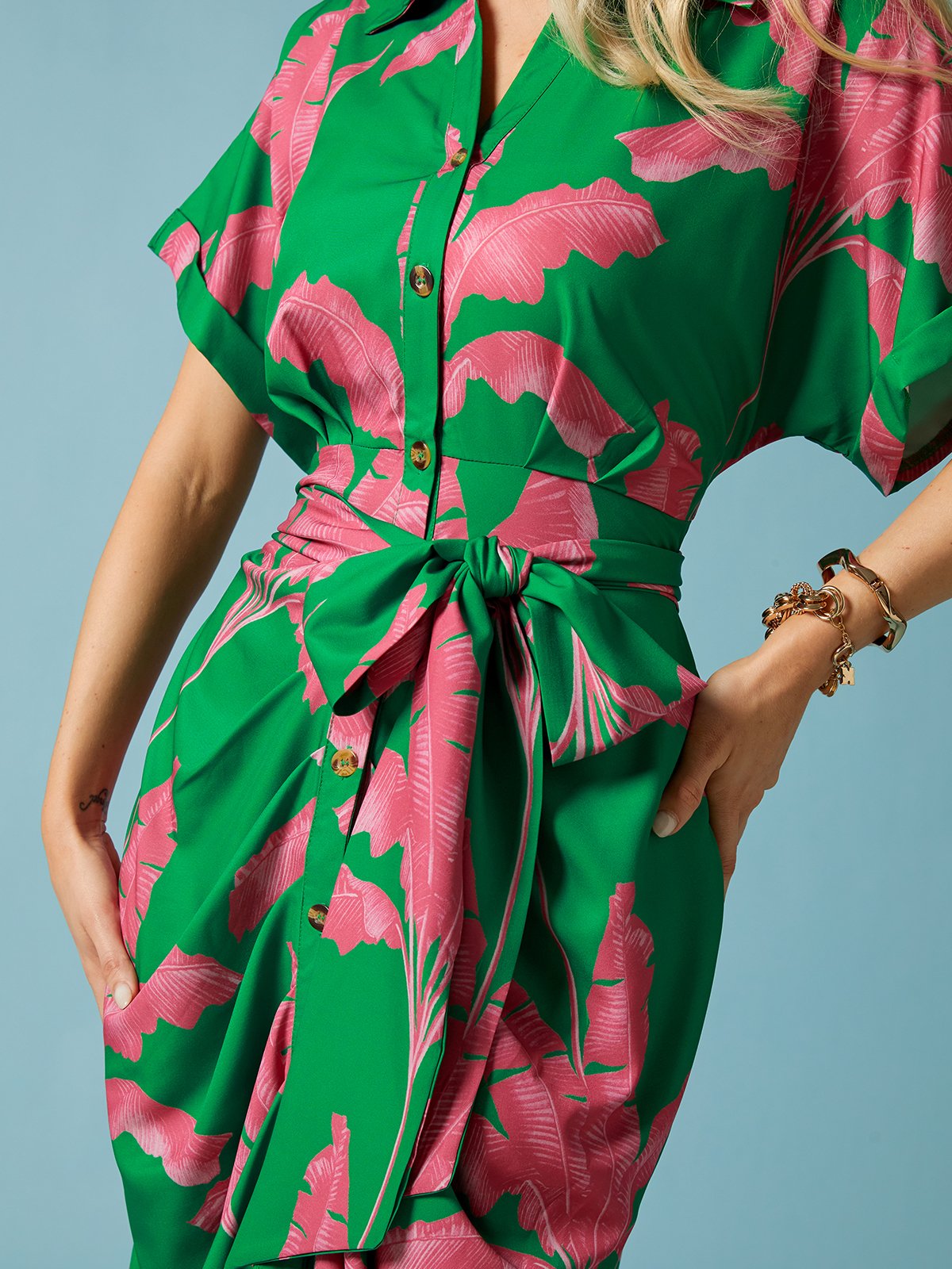 Regular Fit Vacation Shirt Dress