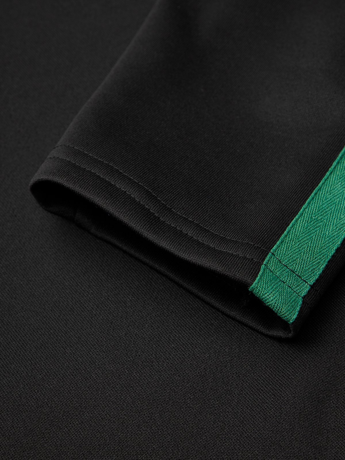 Micro-Elasticity Loose Casual Half Turtleneck Long sleeve Color Block Sweatshirt