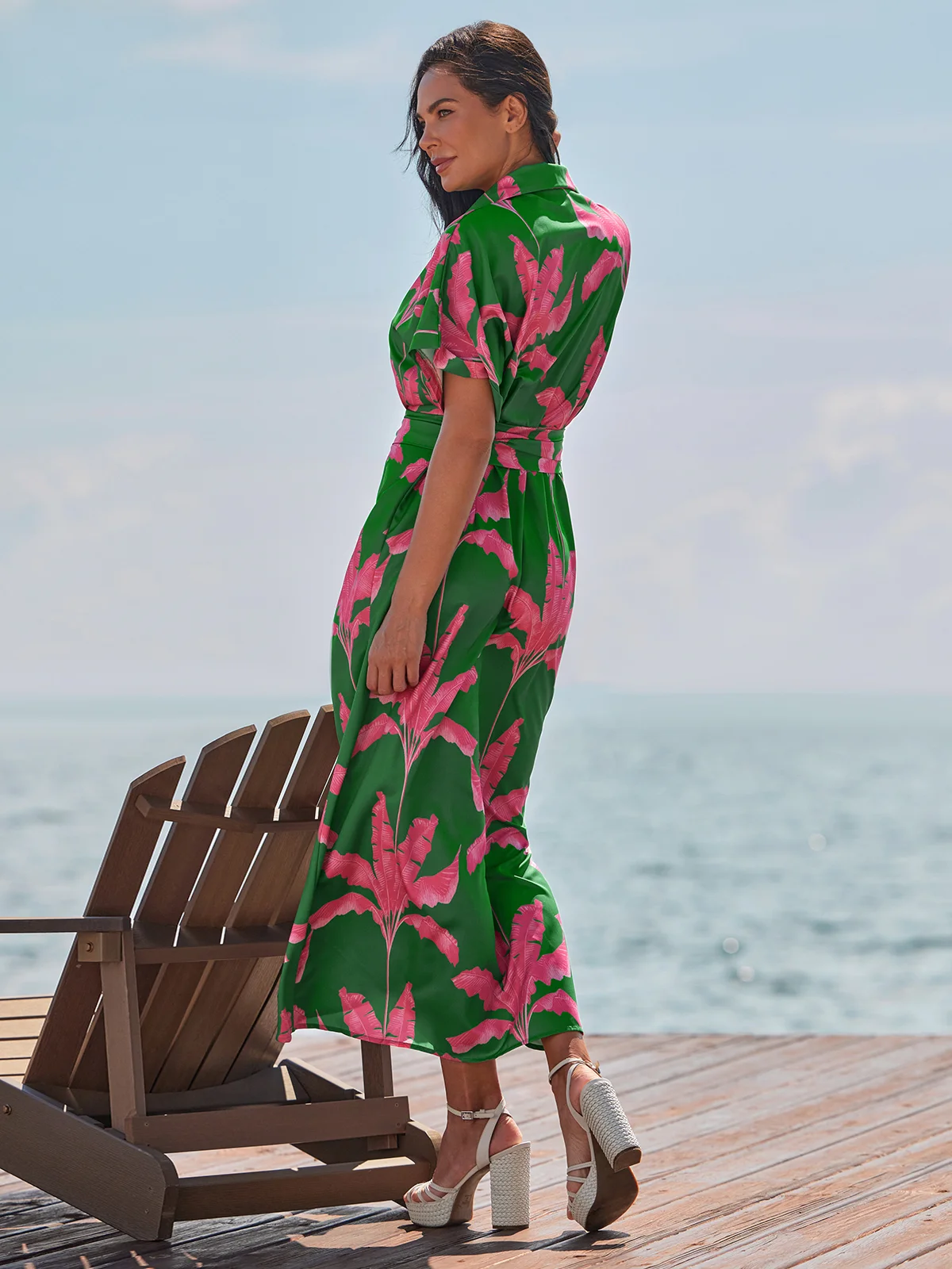 Regular Fit Vacation Shirt Dress