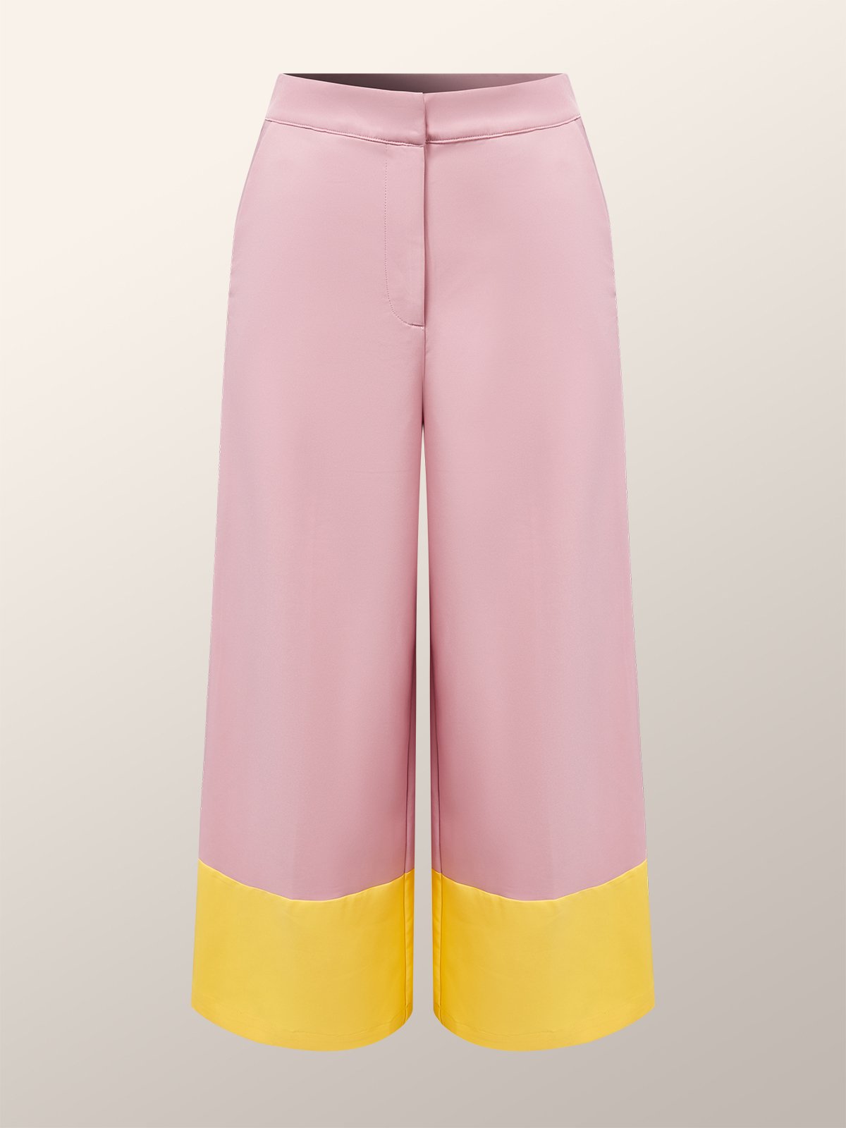 Loose Urban Fashion Color Block Pants Straight Pants Stylewe loose-urban-fashion-color-block-pants-straight-pants-stylewe