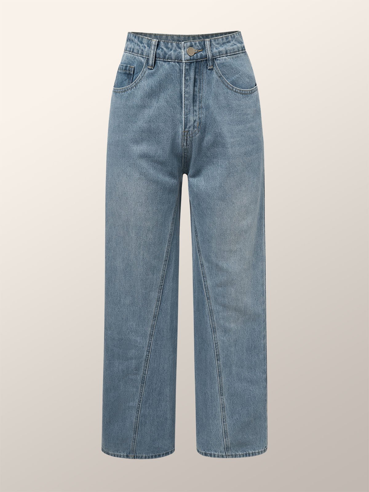 Daily Regular Fit Denim Casual Jeans | stylewe