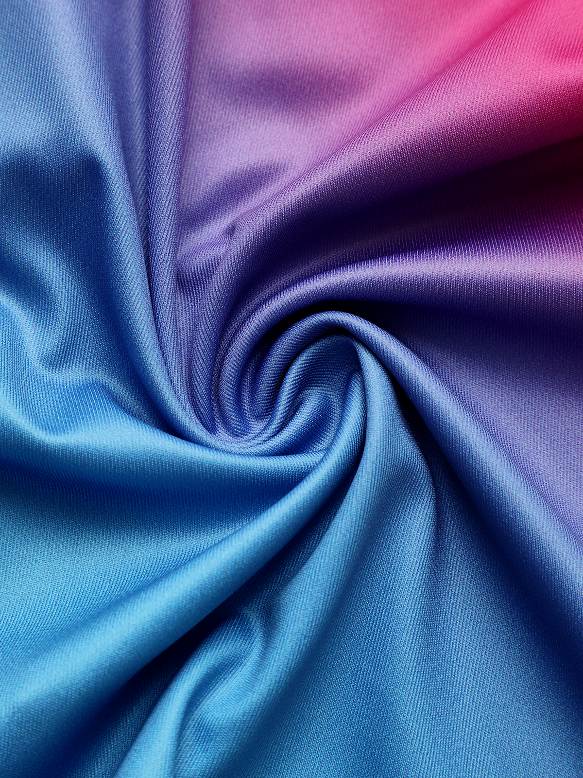 Regular Size Vacation Loose Ombre Skirt