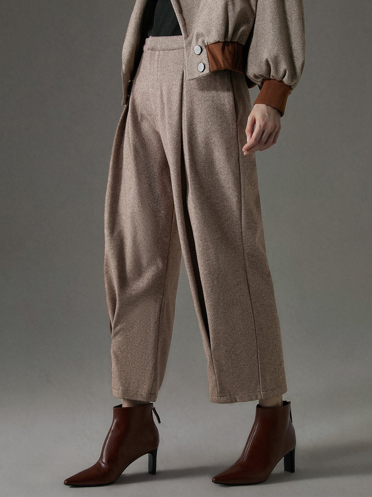 Herringbone Urban Loose Fashion Pants