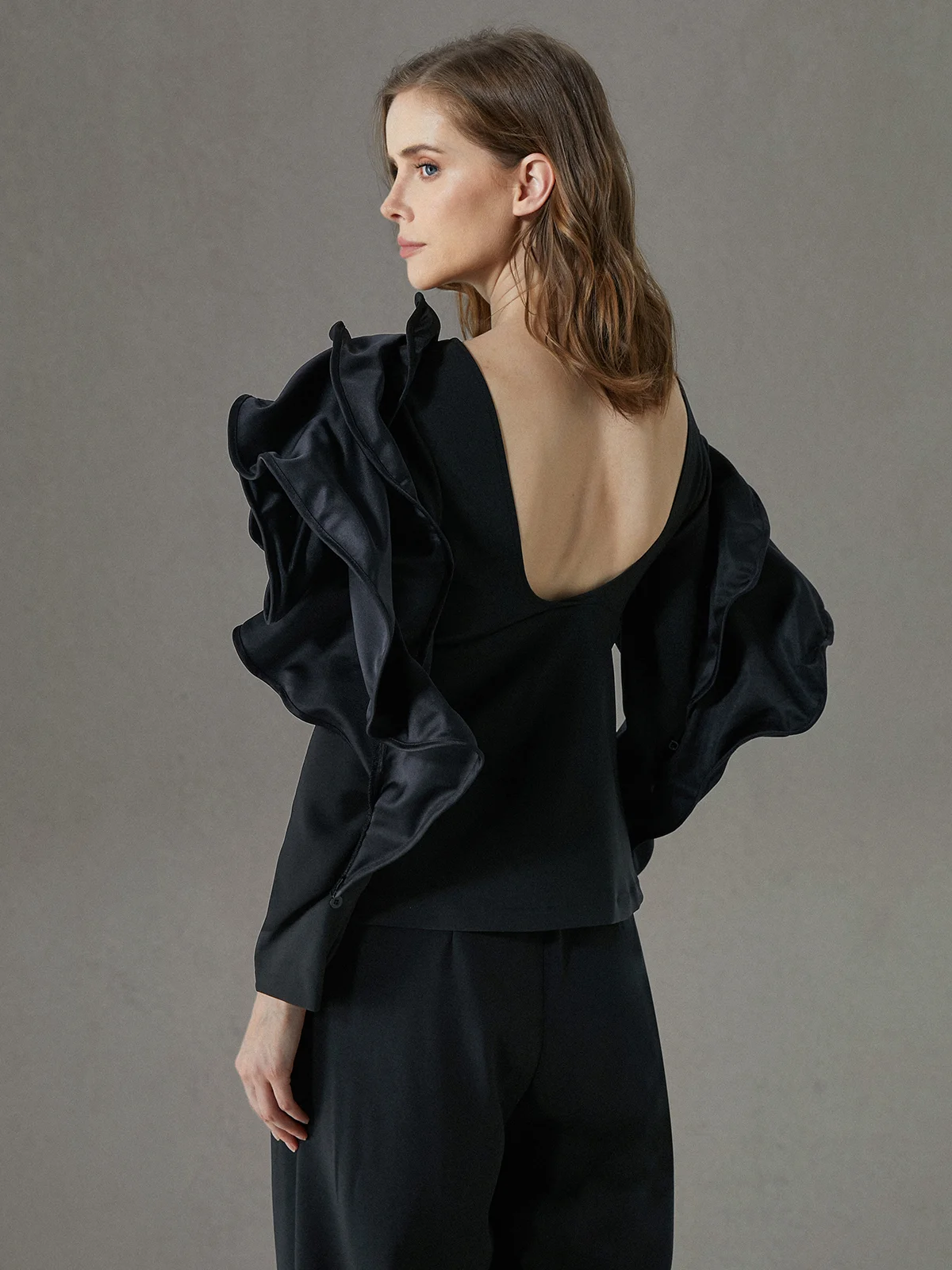 Plain Regular Fit Long Sleeve Elegant Shirt