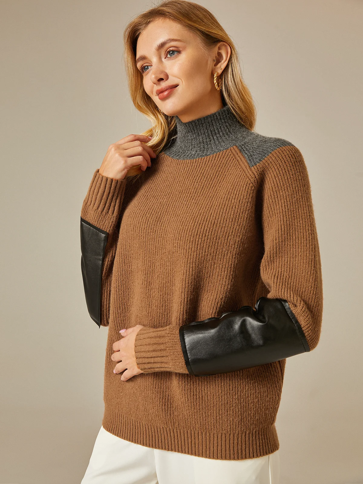 Turtleneck Urban Loose Long Sleeve Sweater