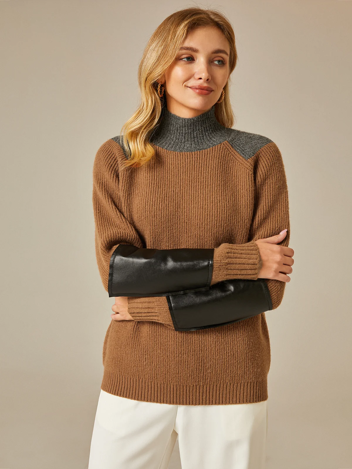 Turtleneck Urban Loose Long Sleeve Sweater