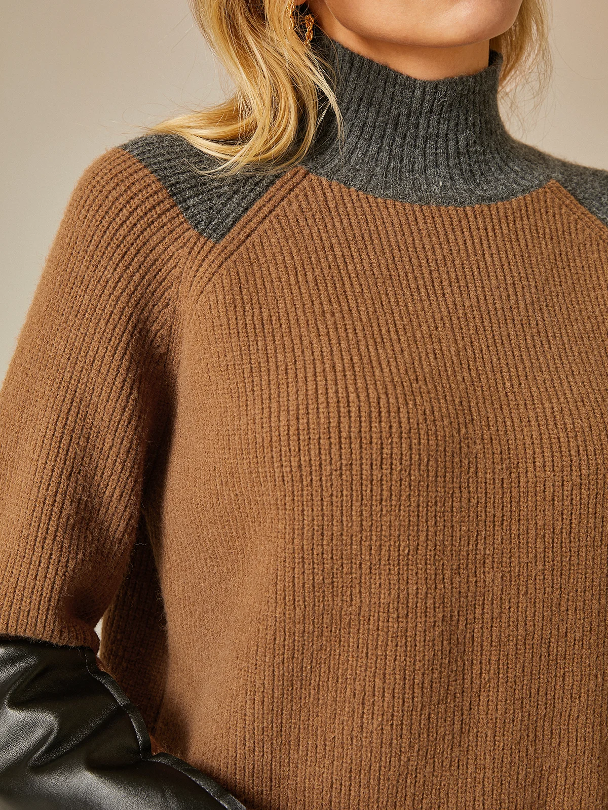 Turtleneck Urban Loose Long Sleeve Sweater