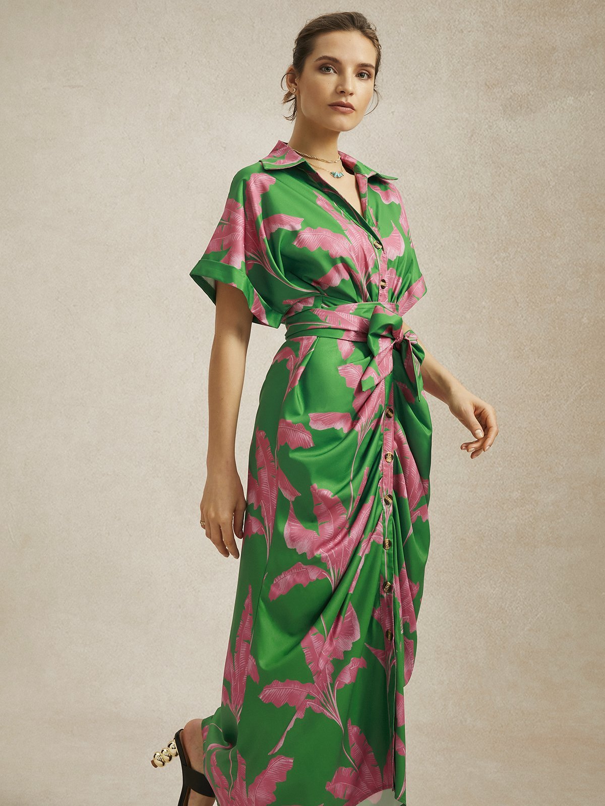 Regular Fit Vacation Shirt Dress