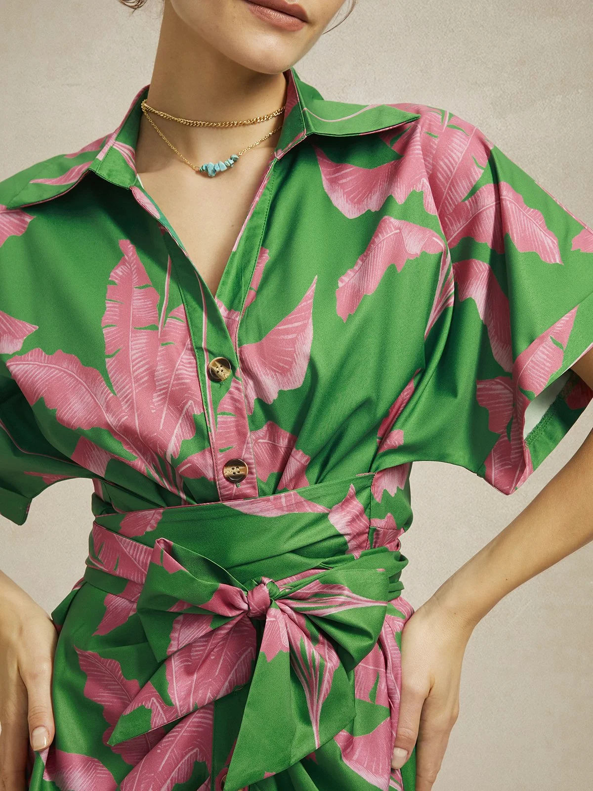 Regular Fit Vacation Shirt Dress