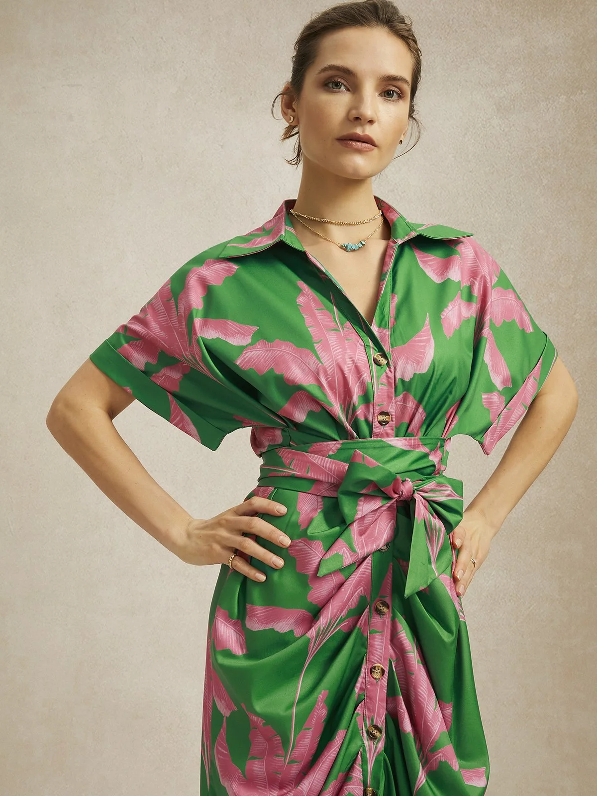 Regular Fit Vacation Shirt Dress