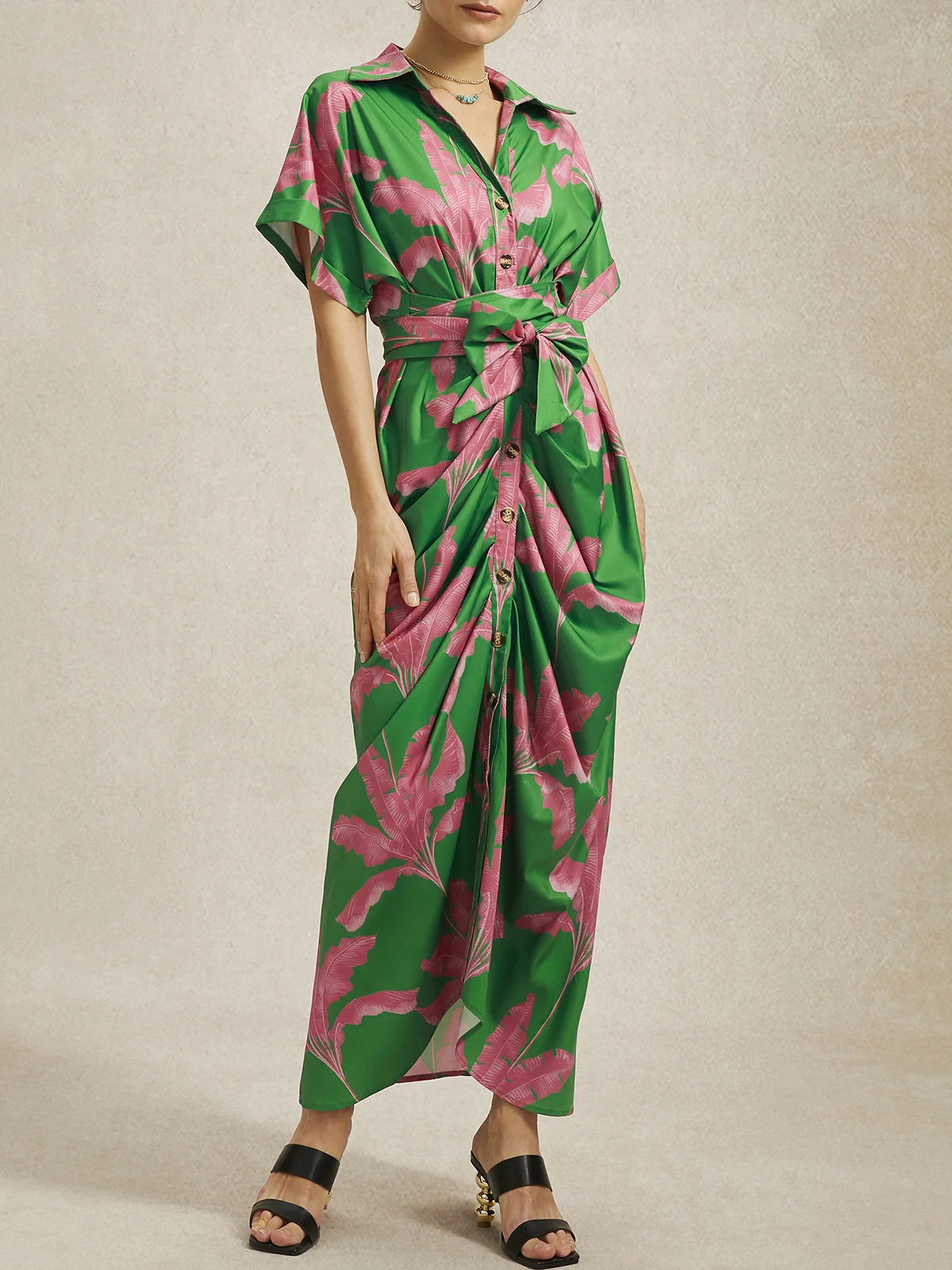 Regular Fit Vacation Shirt Dress