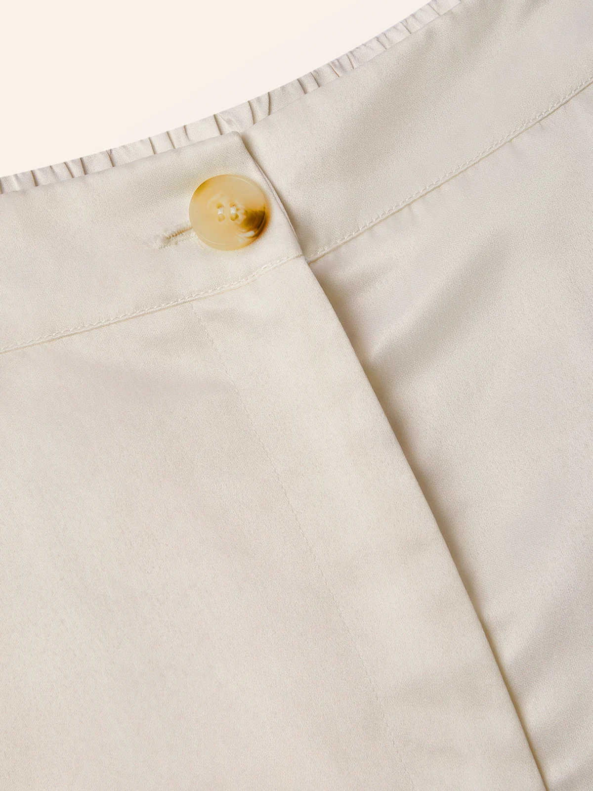 Elegant Luxury Satin Floral Straight-Leg Pants 