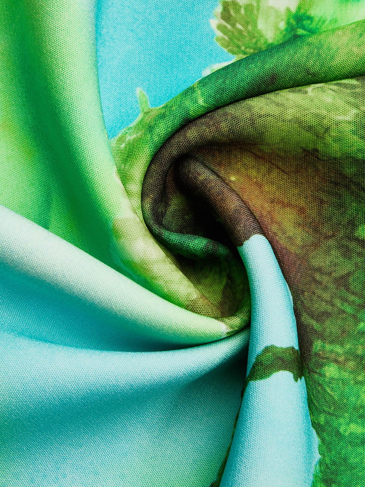 Vacation Floral Wide Leg Pants With Belt