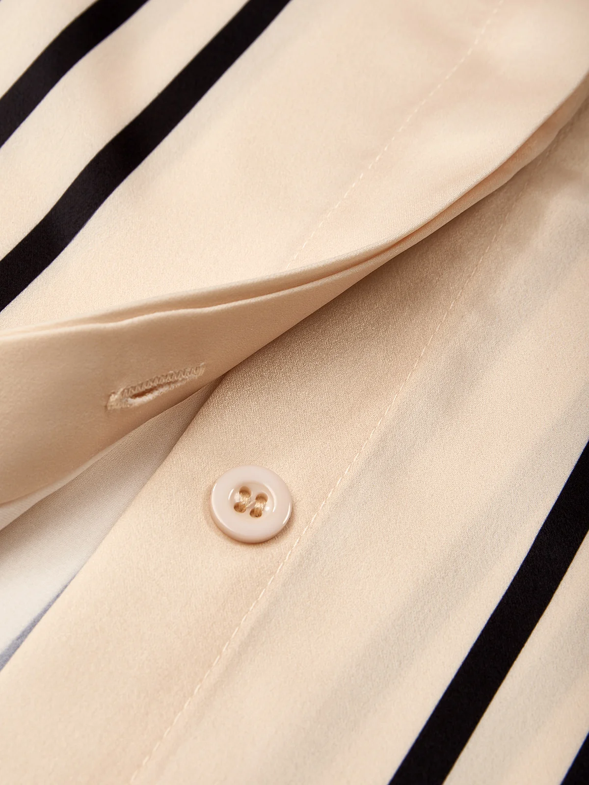 Urban Striped Printing Bell Sleeve Shirt