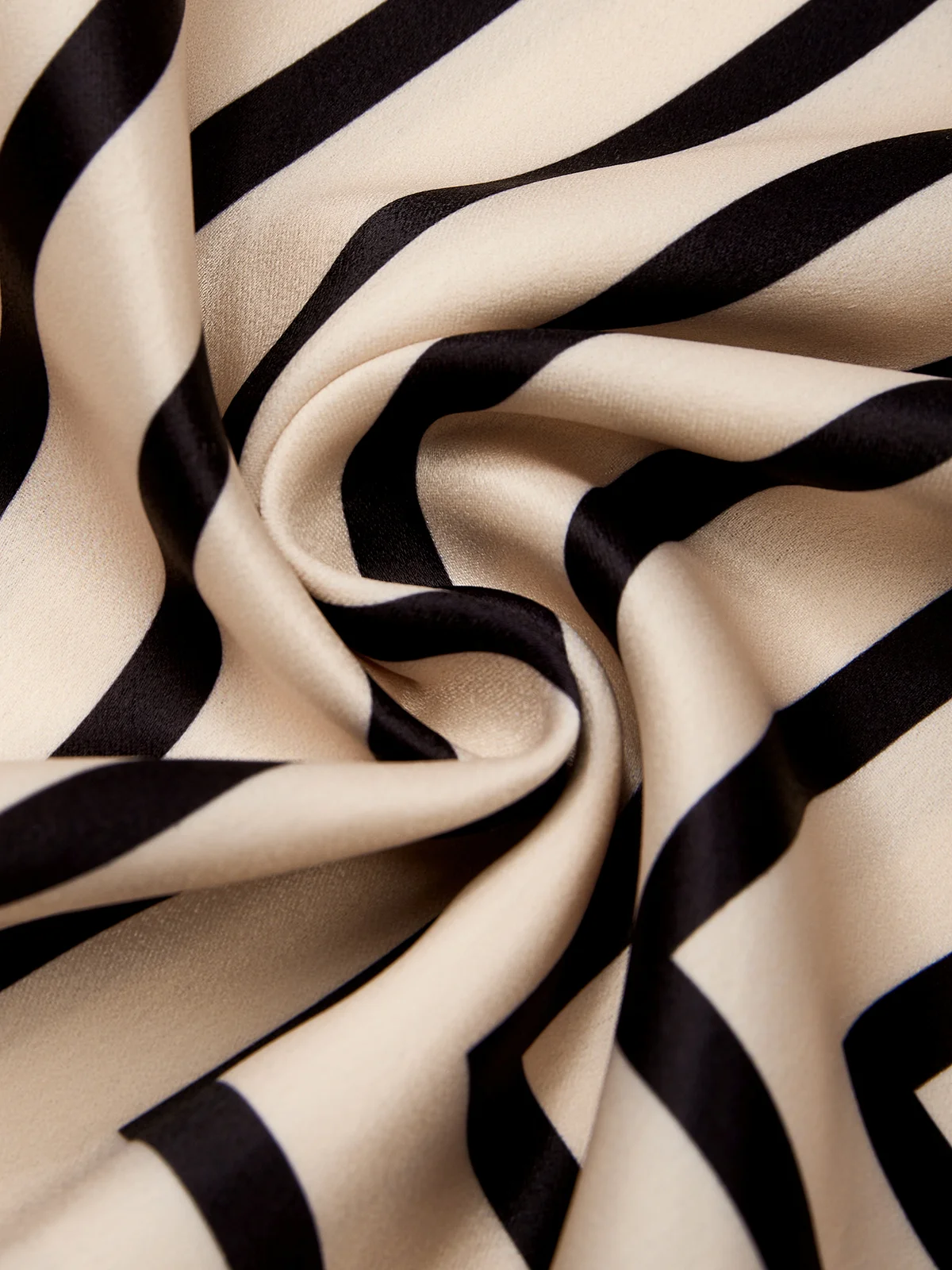 Urban Striped Printing Bell Sleeve Shirt