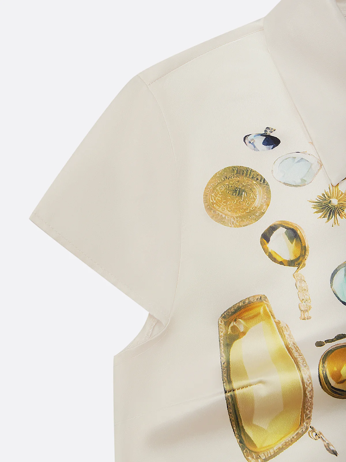 Urban 3D Printing Shirt Collar  Blouse