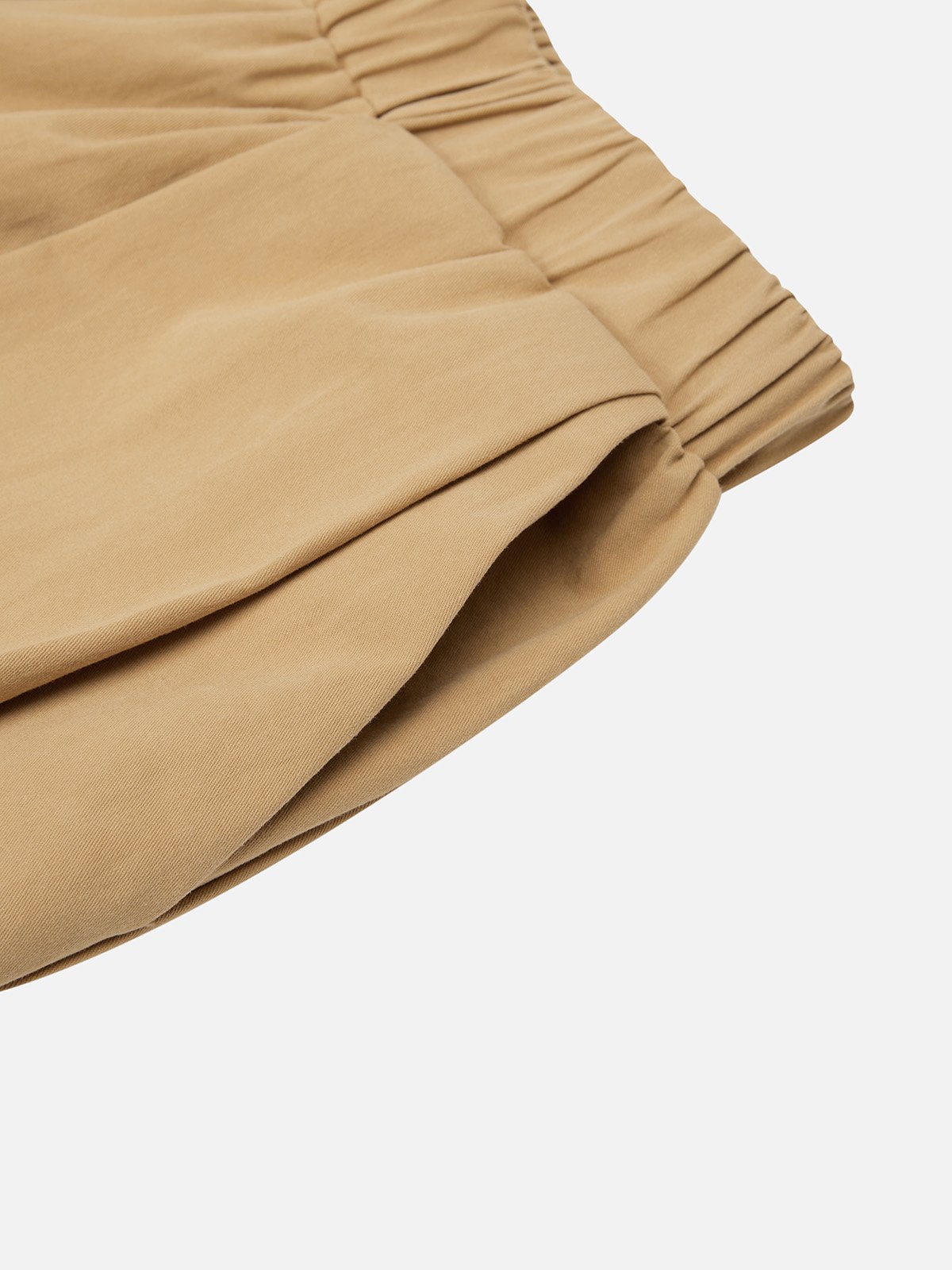 Casual Cotton Wide-Leg Cropped Pants