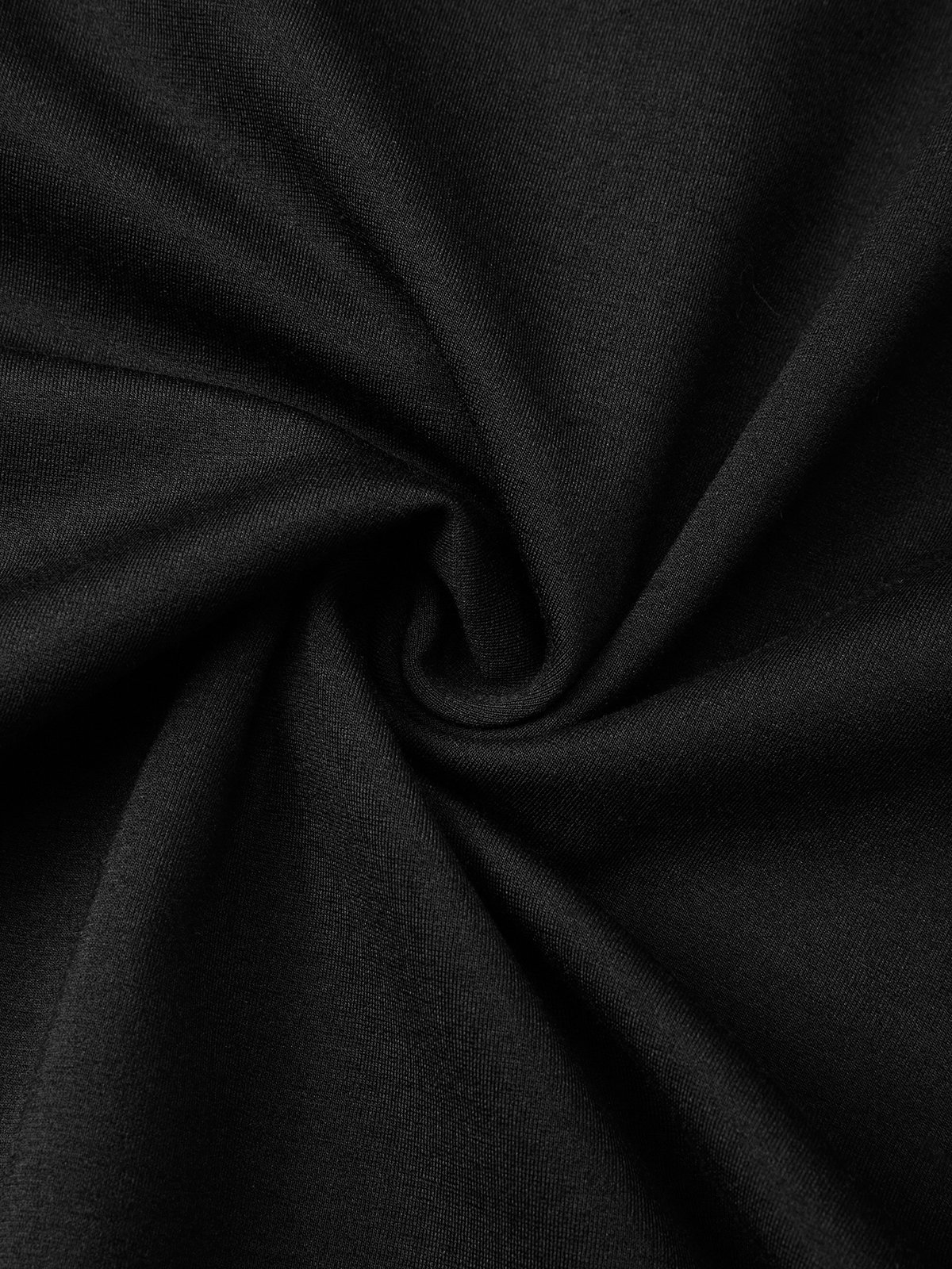 Elegant Plain Mesh Split Joint Cold Shoulder Knee Length Dress