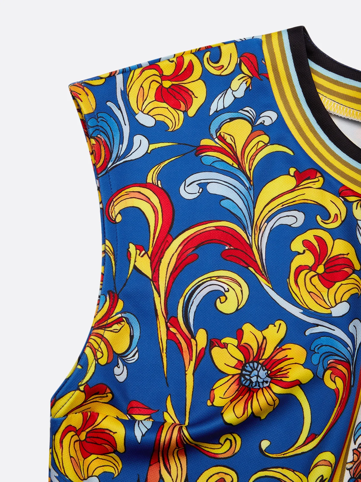 Urban Random Print Raglan Sleeve Printing Crew Neck Knee Length Dress