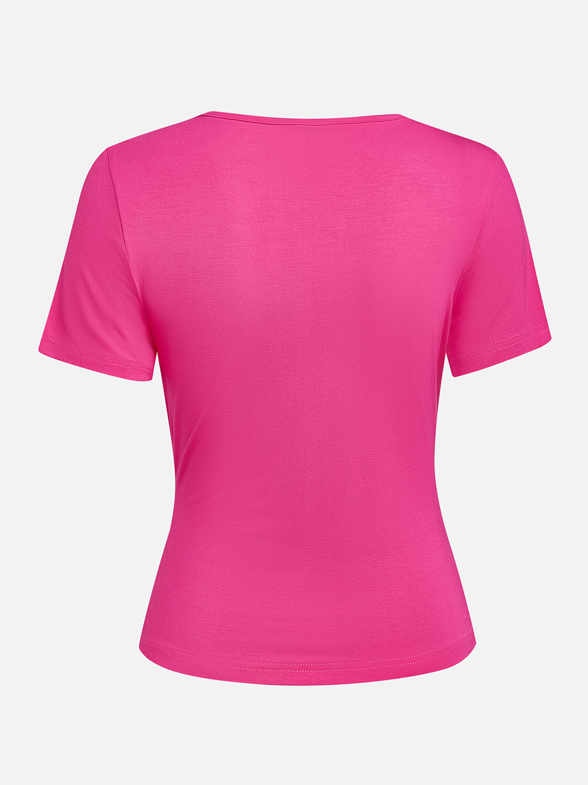 Urban Slim Fit 3D Floral V Neck T-shirt