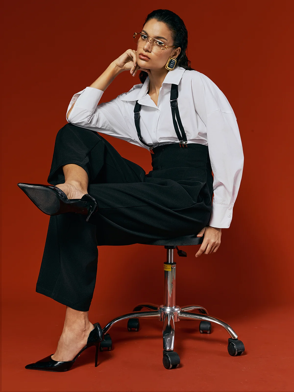 Urban Plain Overall Bib Pants