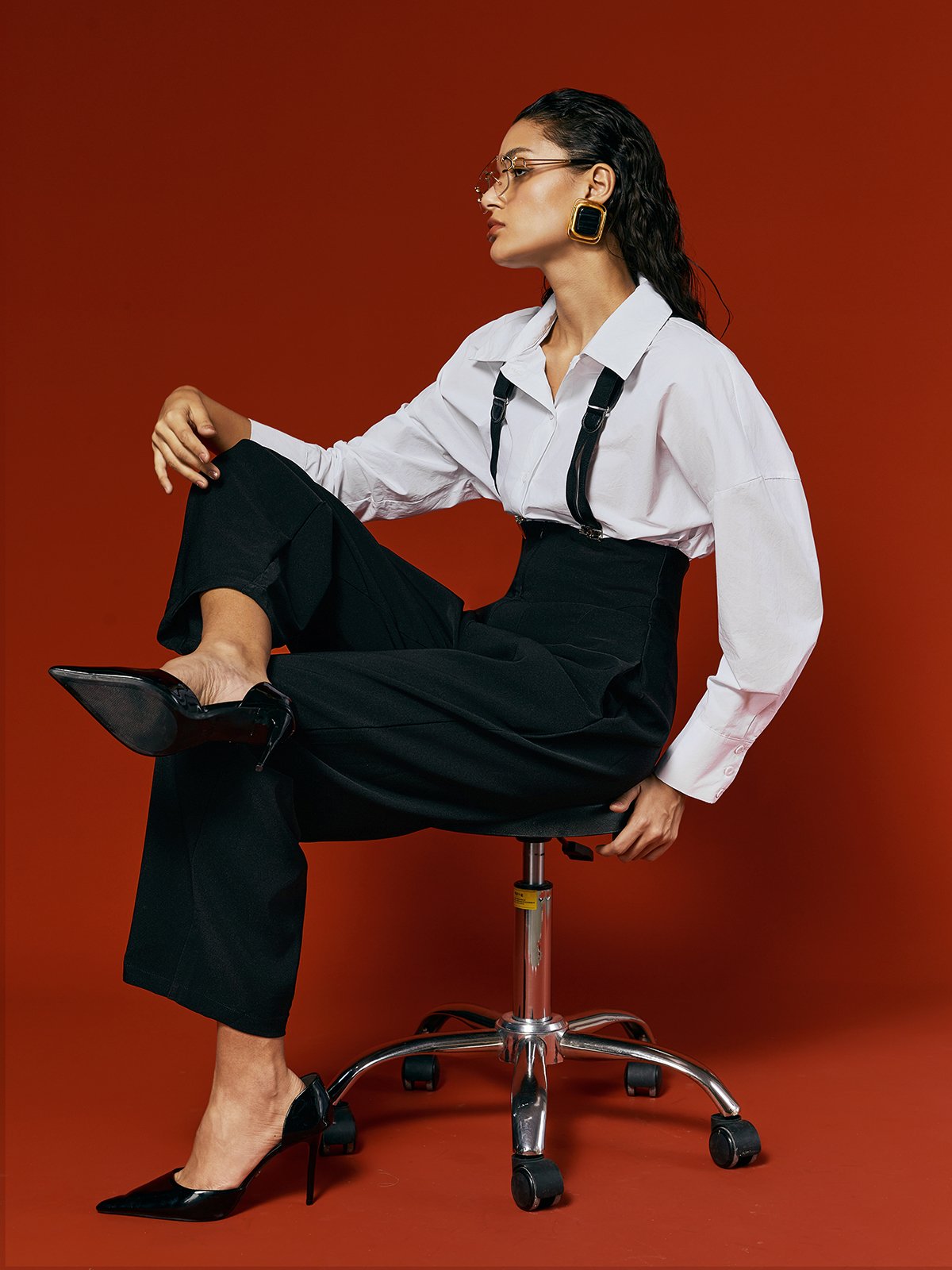 Urban Plain Overall Bib Pants