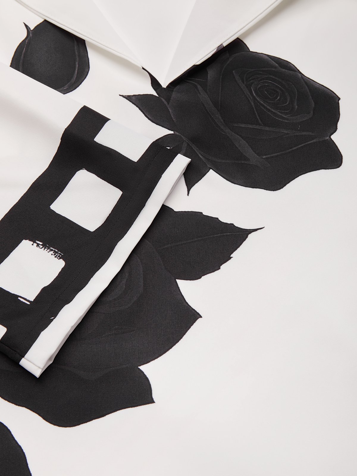 Casual Floral Printing Shawl Collar Blouse