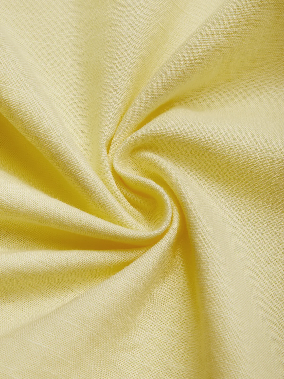 Cotton And Linen Casual Plain Raglan Sleeves Shirt