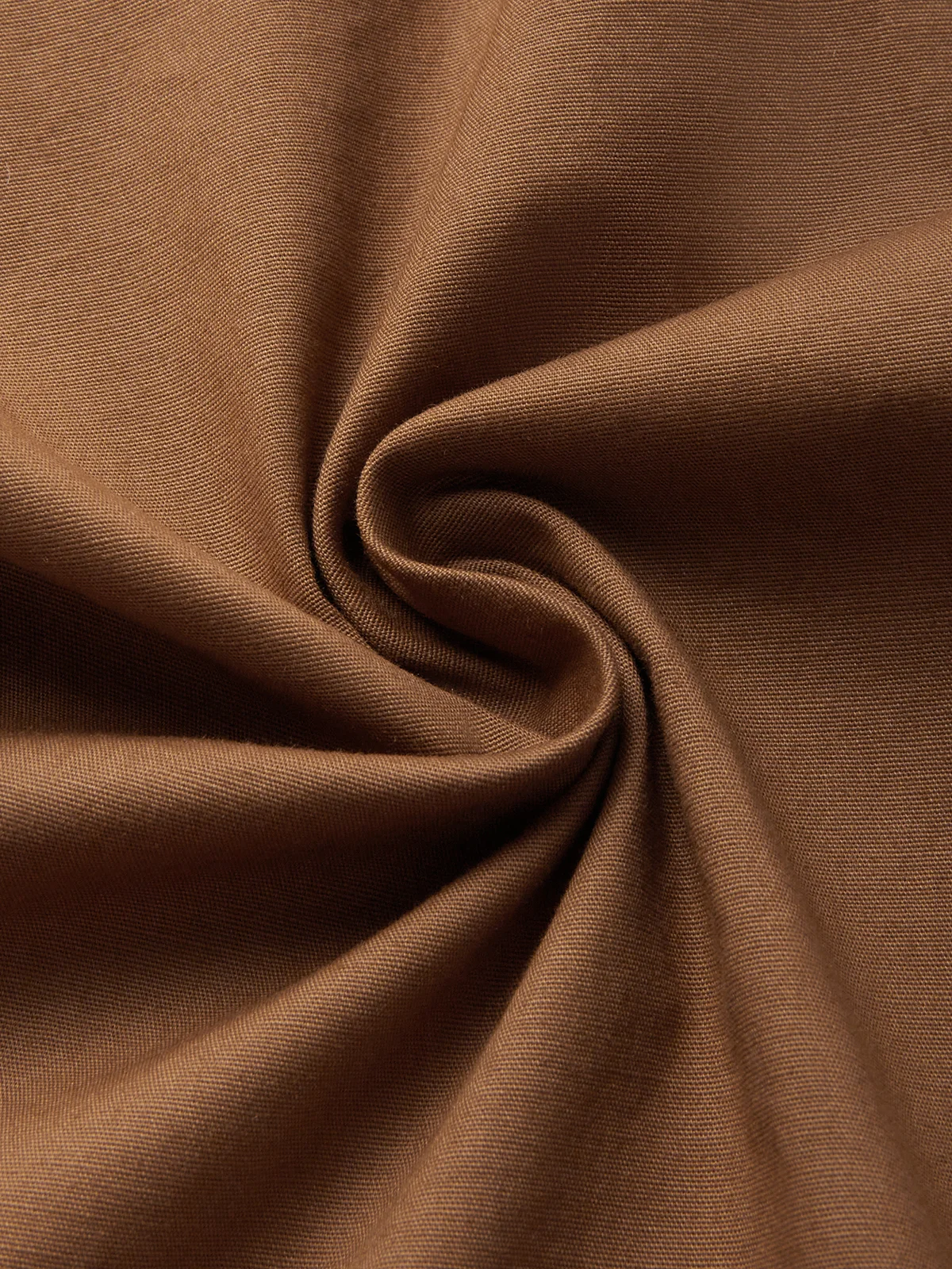 Casual Plain Pockets Turnip Pants No Belt