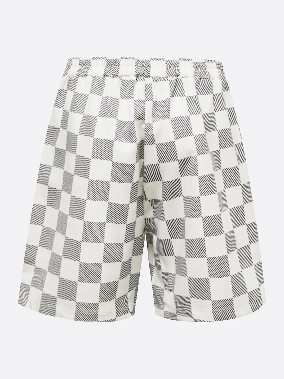 Urban Plaid Printing Straight Shorts