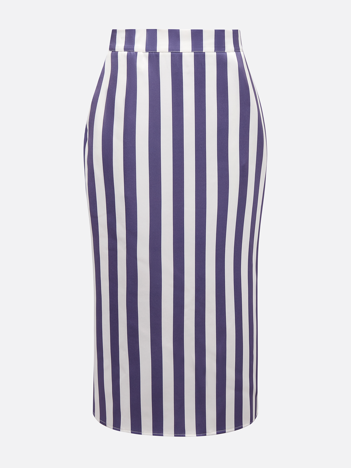 Urban Striped Printing Midi Skirt