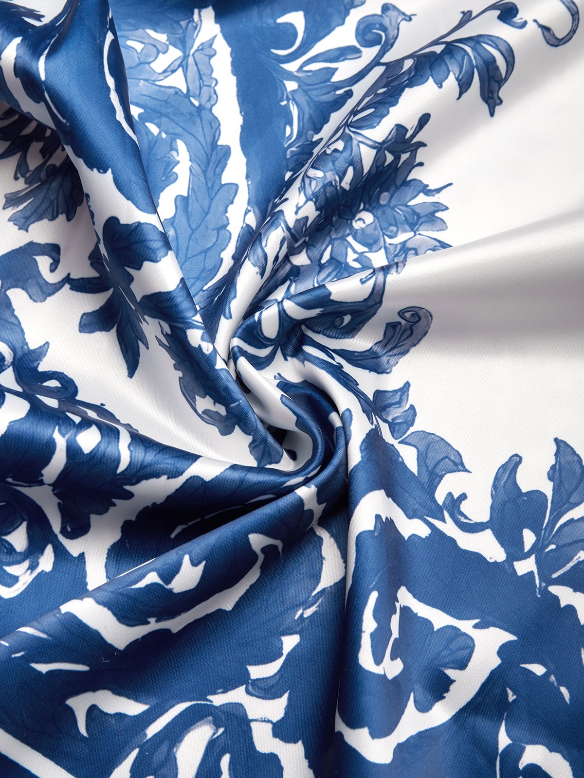 Elegant Color Block Printing Maxi Dress