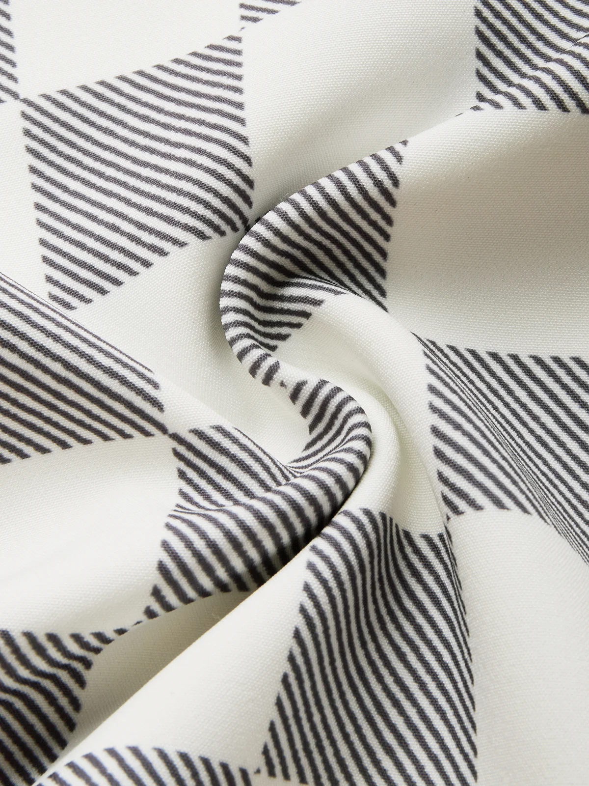 Urban Plaid Printing Straight Shorts