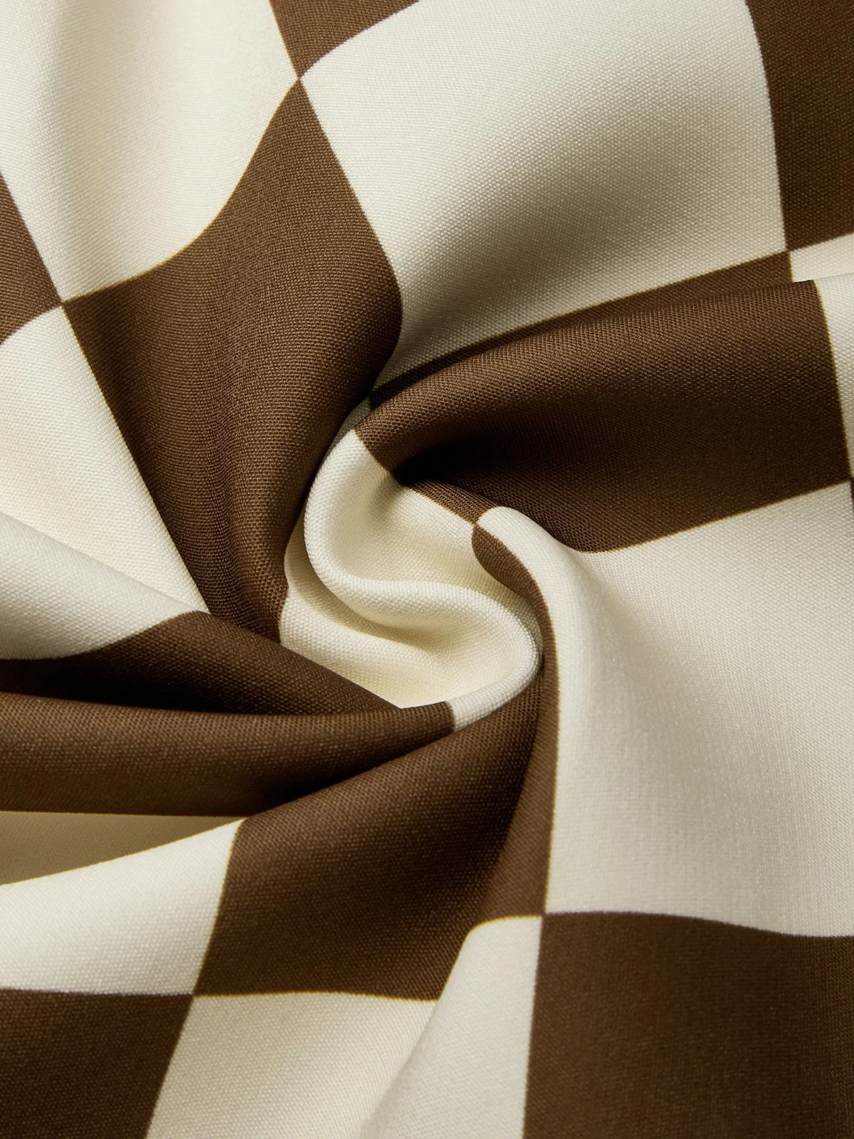 Urban Plain Buttoned Shirt Collar Midi Dress With Tie