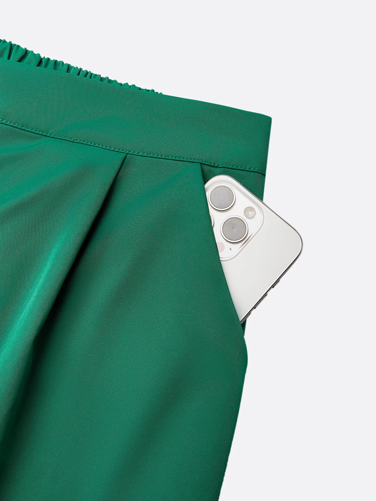 Urban Plain Buttoned Fashion Pants