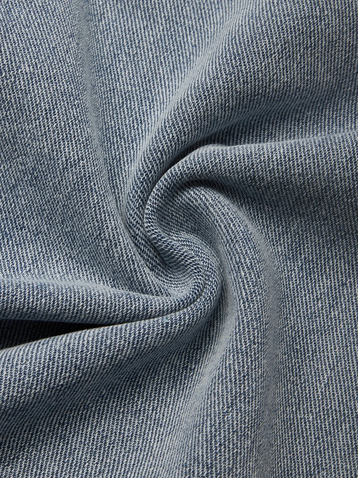 Casual Plain Denim Bib Pants