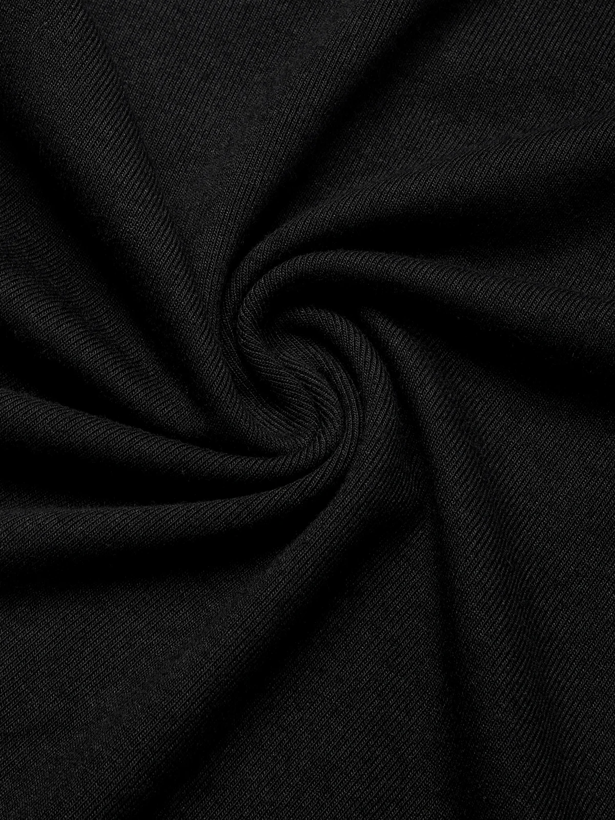 Casual Color-Block Turtleneck Tee