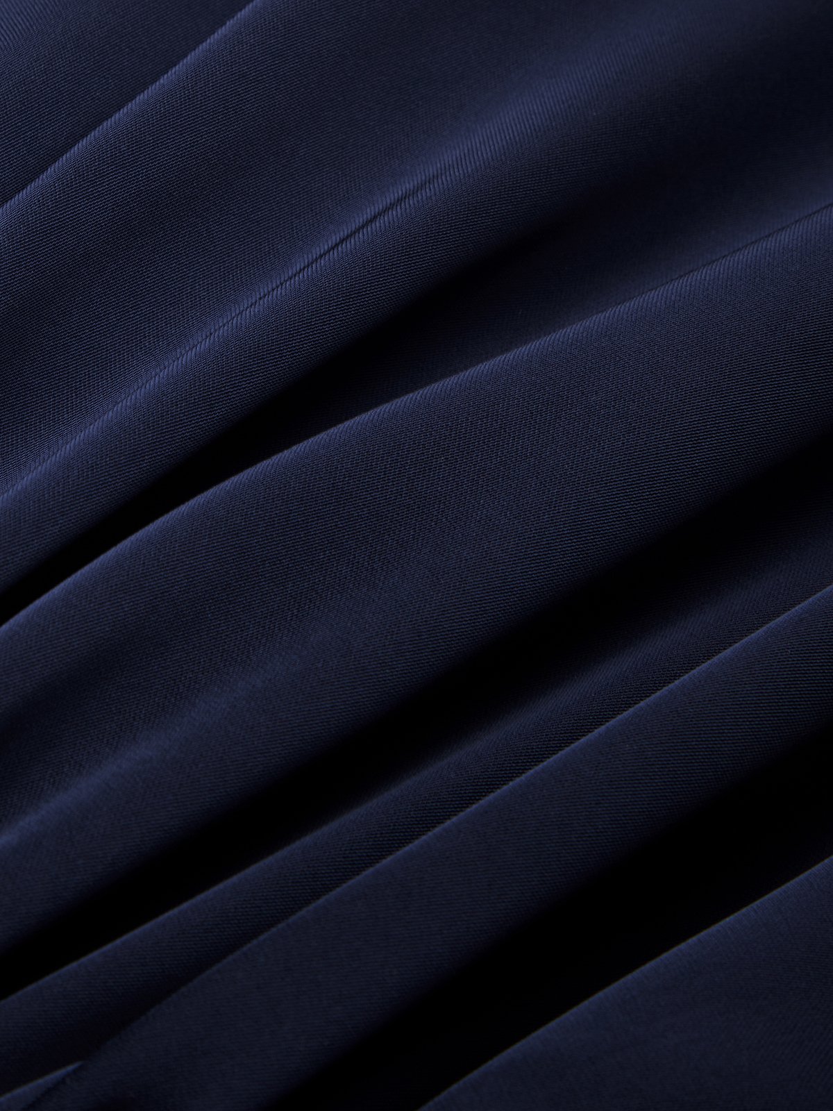 Satin Elegant Plain Imitation Pearls Mock Neck Balloon Sleeve Blouse