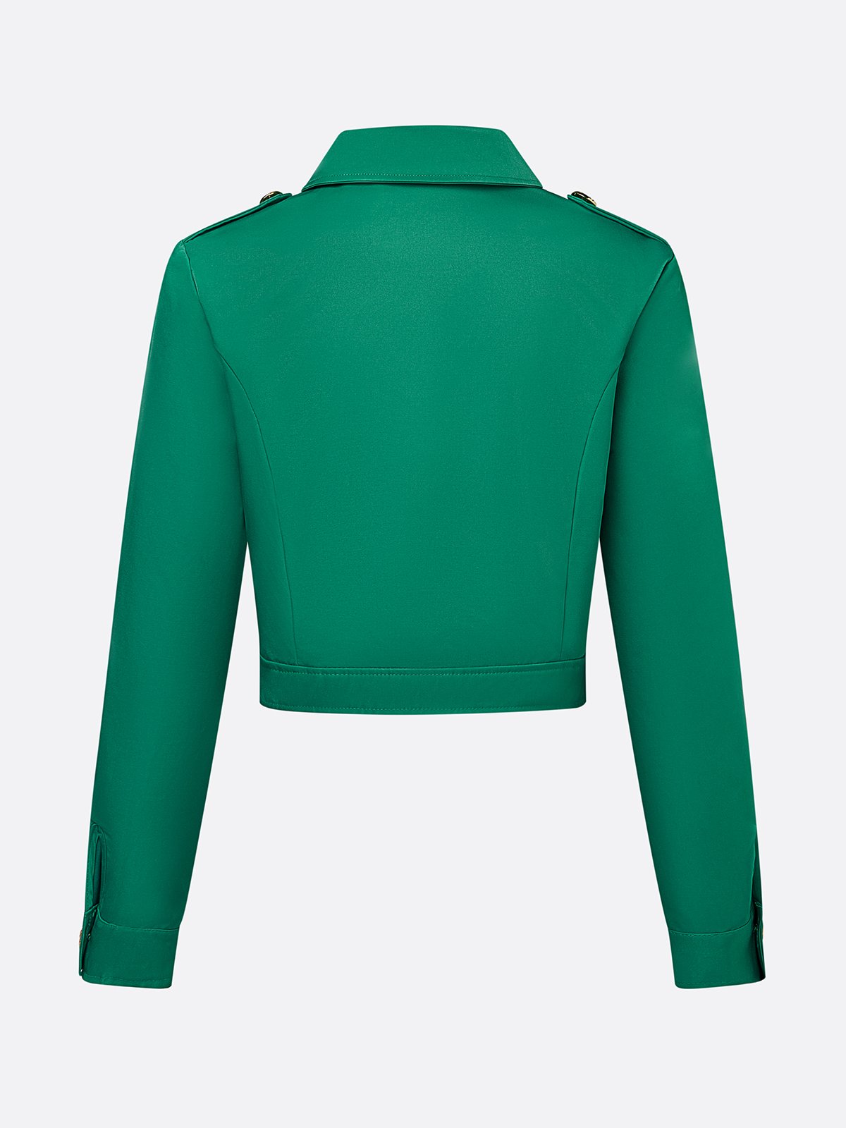 Urban Sleek Shawl Collar Buttoned Jacket