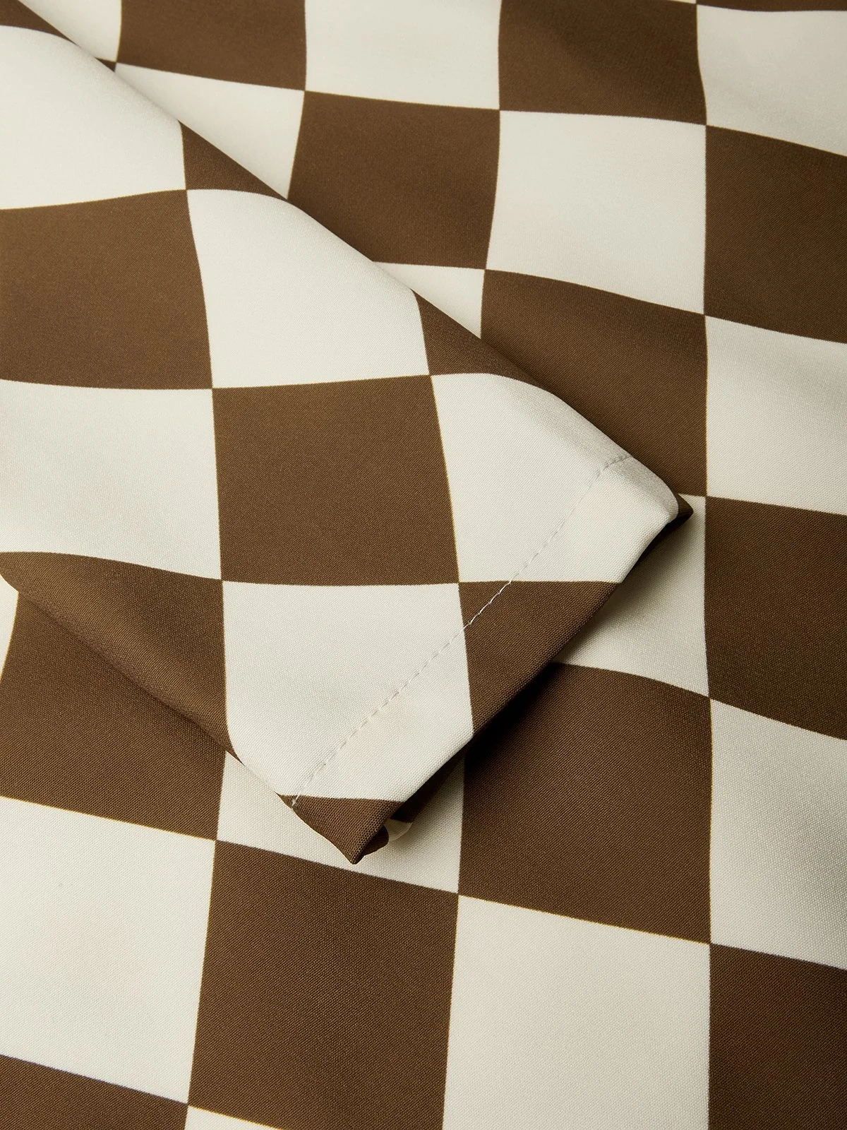 Urban Plain Buttoned Shirt Collar Midi Dress With Tie