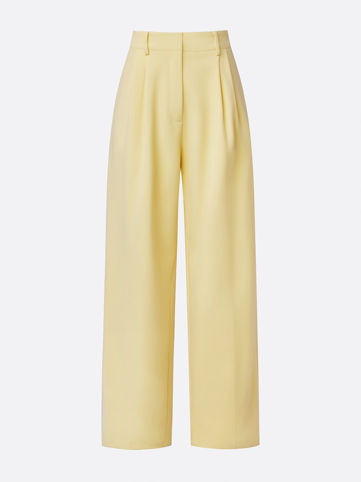 Urban Plain Straight  Fashion Pants