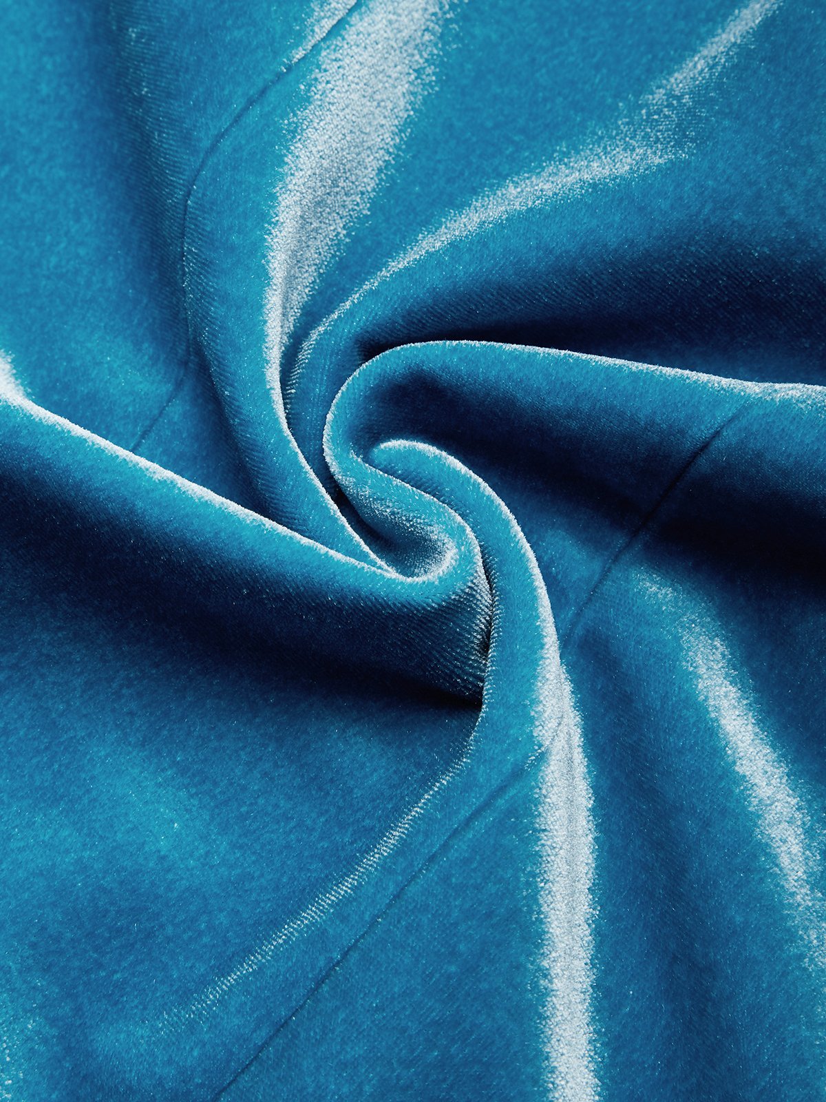 Elegant Velvet Piping Lapel Blazer