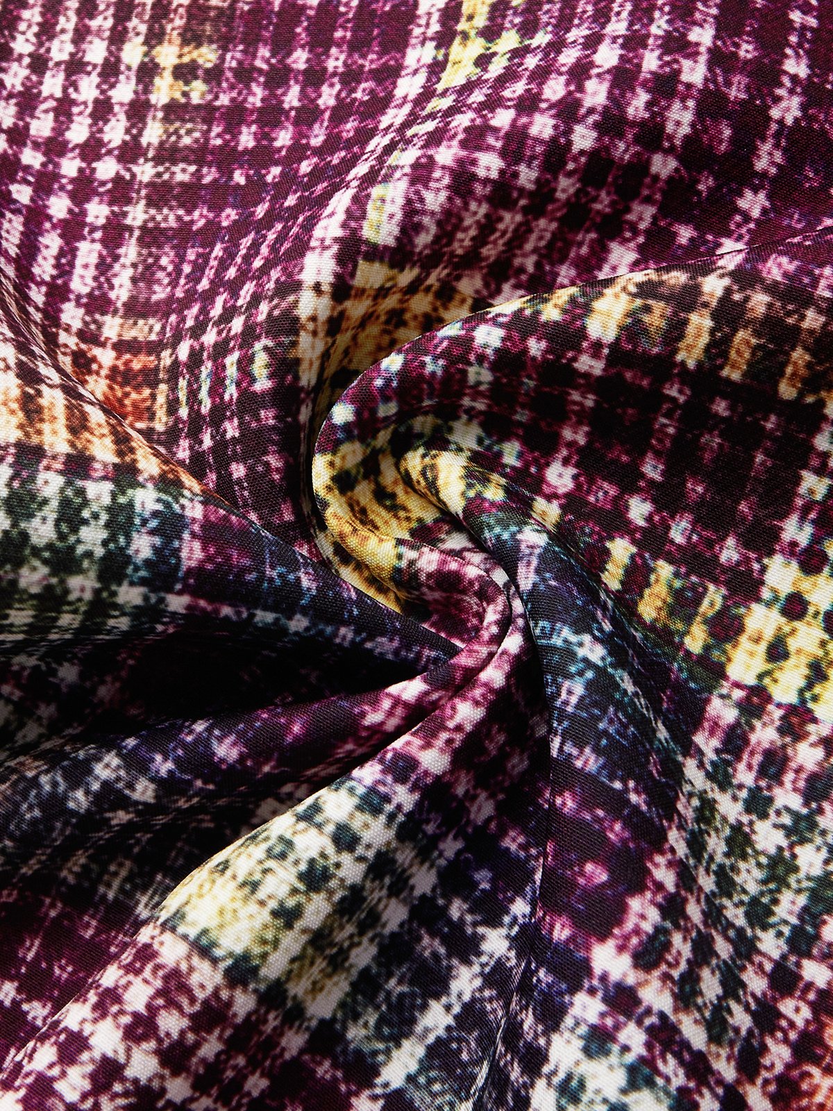 Urban Multi-Plaid Straight-Leg Pants