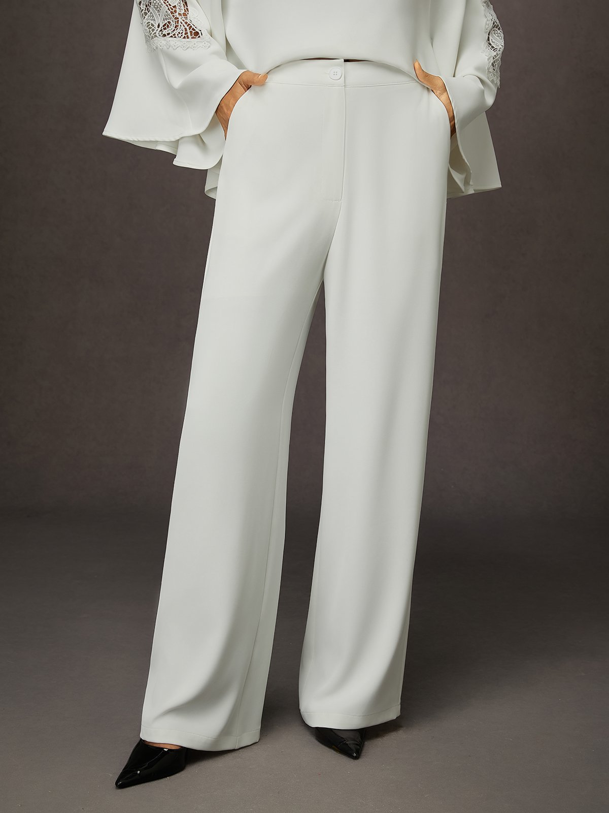 Solid Straight Leg Pants - Versatile Urban Trousers for Social Wear