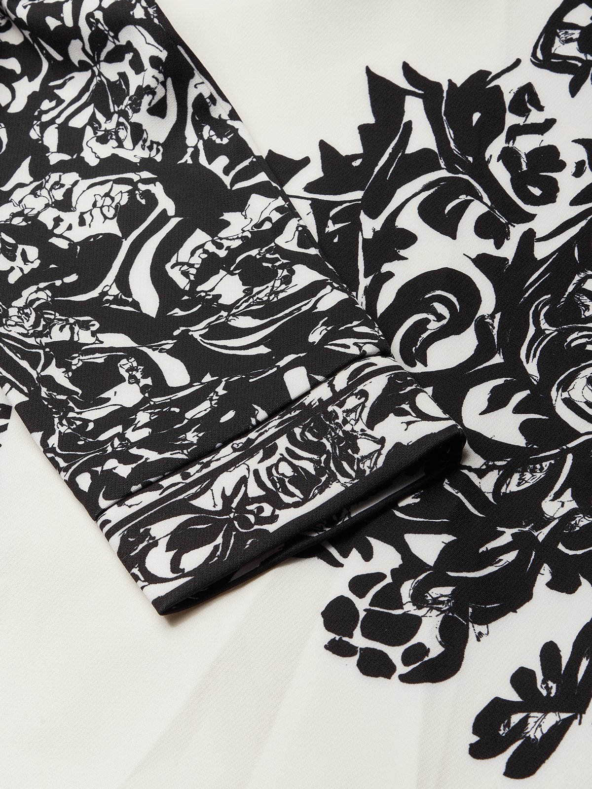 Casual Printed Asymmetrical Off-Shoulder Jumpsuit