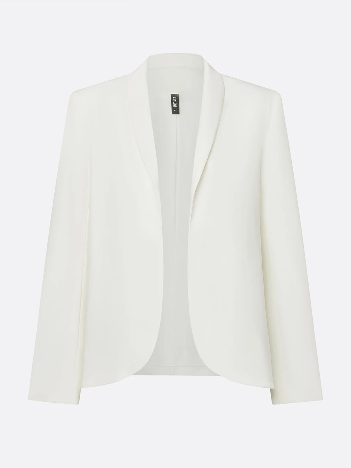 Urban Plain Shawl Collar Blazer