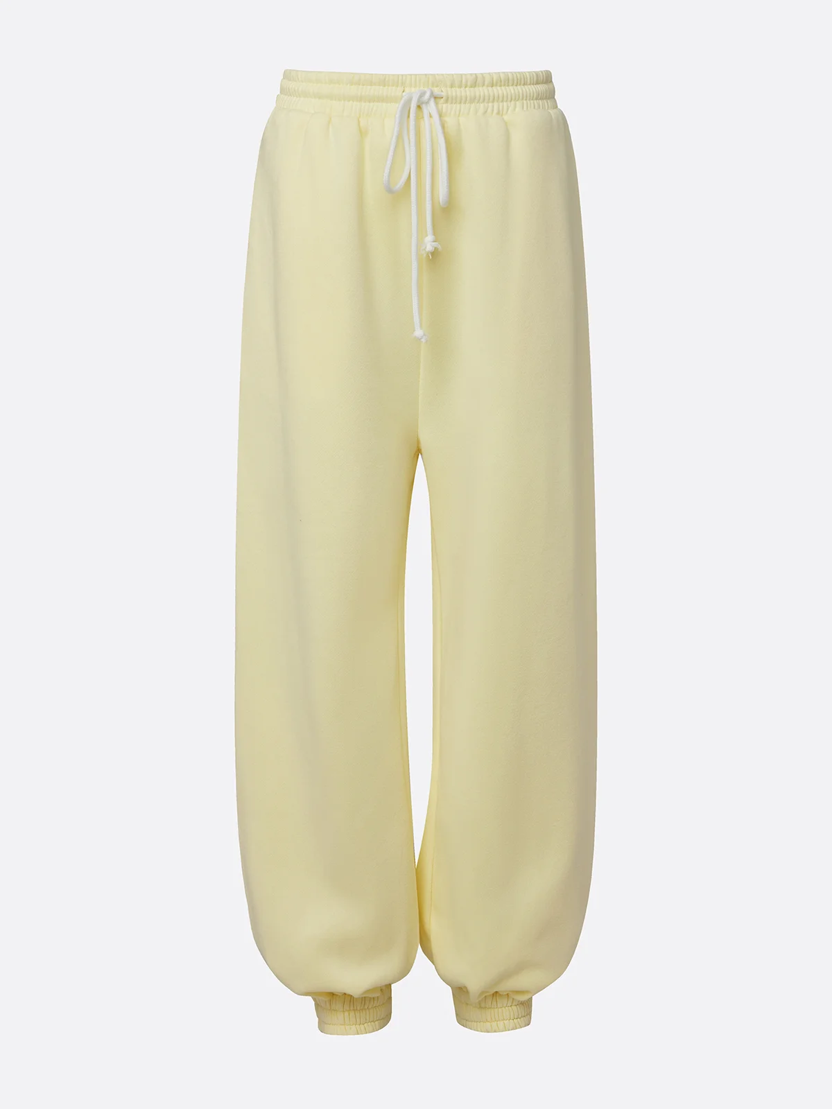 Casual Plain Ankle Banded Pants