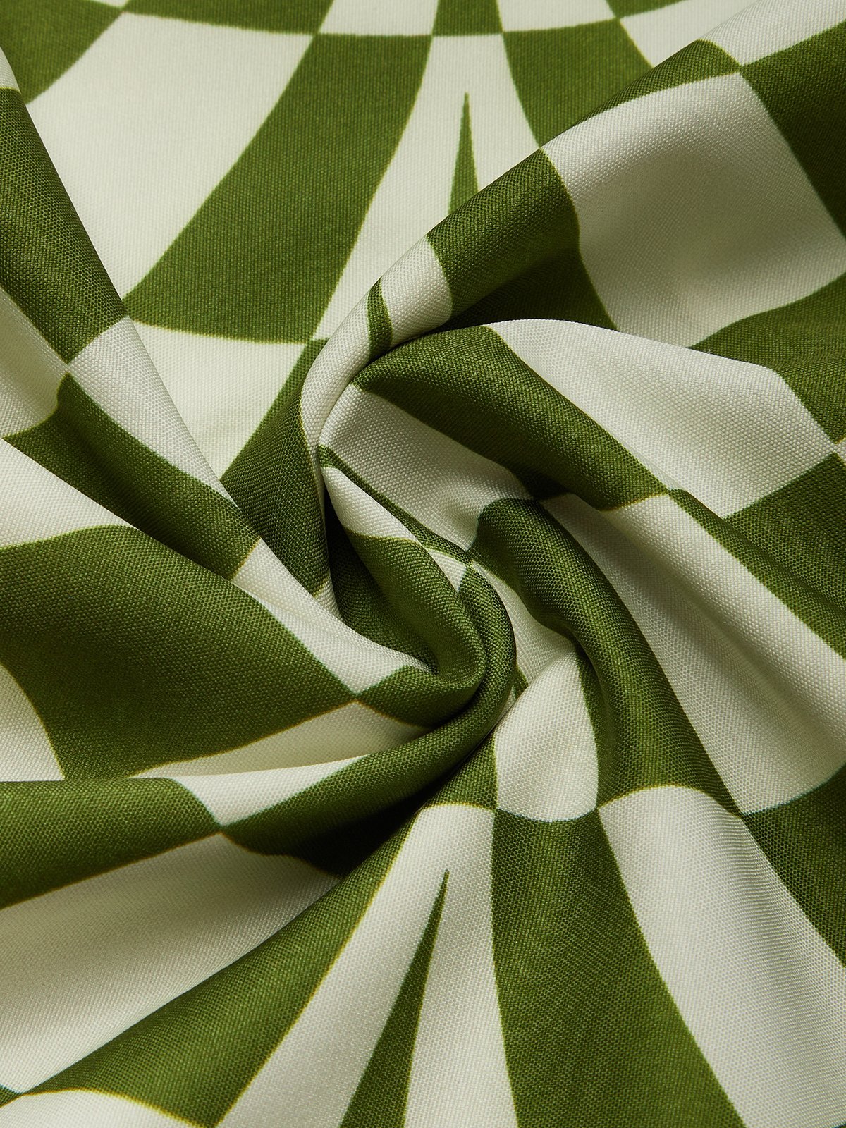 Elegant Geometric Mock Neck Midi Dress