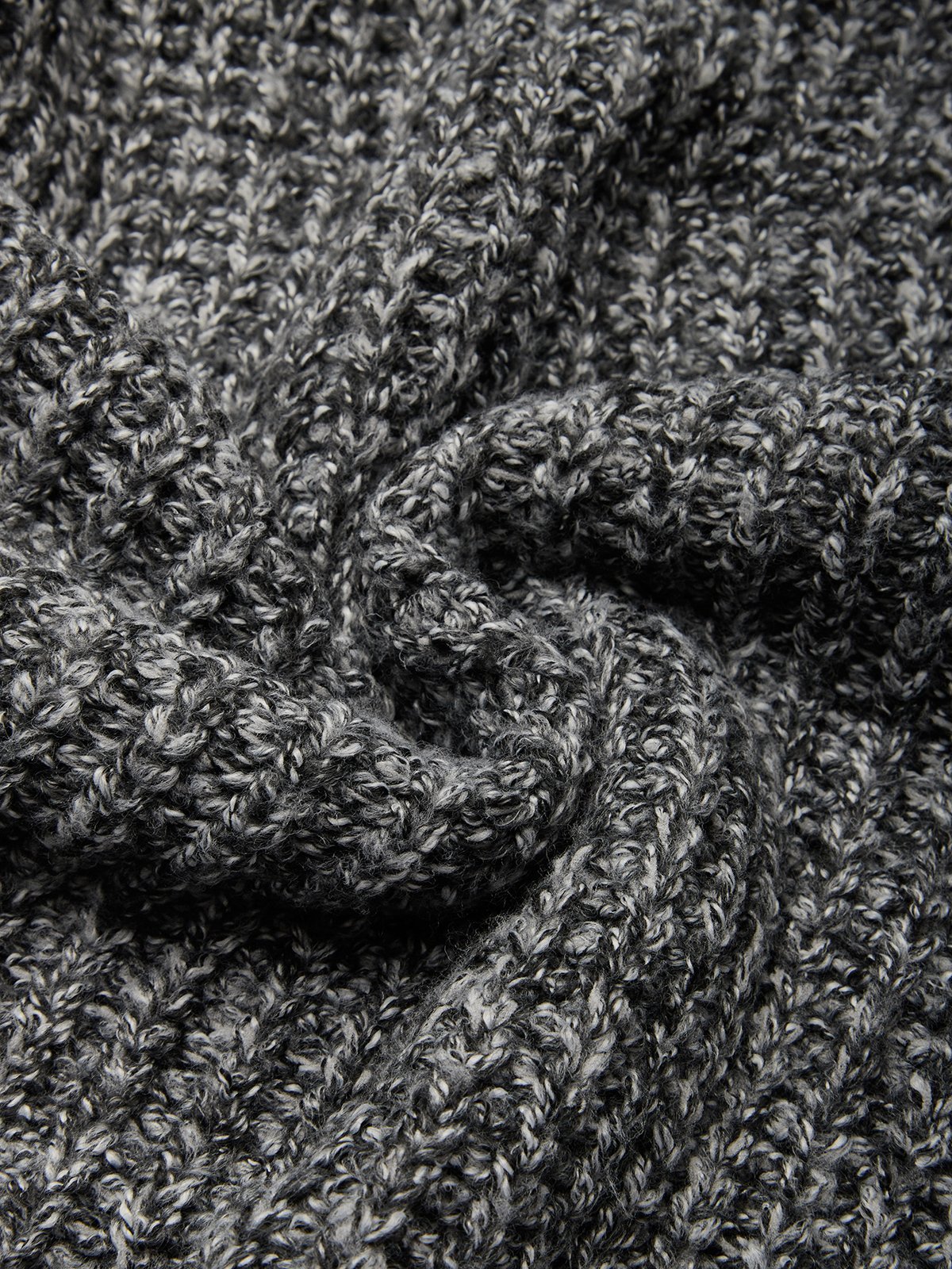 Urban Plain V Neck Sweater Midi Dress